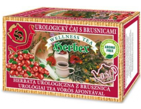 HERBEX UROLOGICKÝ ČAJ S BRUSNICAMI bylinný čaj 20x3 g (60 g) 