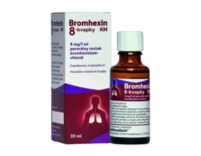 Bromhexin 8-kvapky KM sol.por. 1 x 30 ml