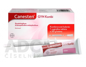 Canesten kombi 1 vaginálna tableta+ krém 20g