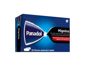 Panadol Migréna tbl flm 250 mg/250 mg/65 mg (blist.PVC/PCTFE/PVC/Al - transp.) 1x20 ks 