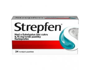 Strepfen Med a Eukalyptus bez cukru pas.ord. 24 x 8,75 mg