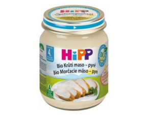 HiPP Príkrm BIO morčacie mäso pyré 125 g