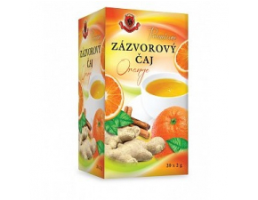HERBEX Premium ZÁZVOROVÝ ČAJ Orange bylinný čaj 20x2 g (40 g) 
