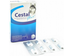 Ceva Cestal Plus tablety pre psov 8 tbl.