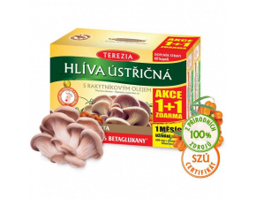 Terezia Hliva ustricovitá s rakytníkovým olejom AKCIA 1+1 cps 60 + 60 ks zadarmo, 2x60 ks (120 ks)