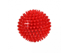 Gymy loptička masážna ježko červená 9 cm