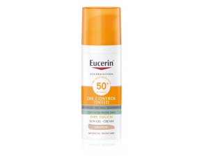Eucerin Sun ochranný krémový gél SPF50+ tónovací medium 50 ml