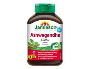 Jamieson Ashwagandha 600 mg 60 kapsúl