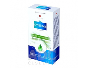 Gyntima Probiotica Forte vaginálne čapíky 10 ks