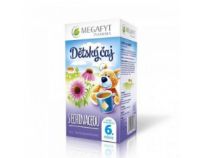 MEGAFYT detský ovocný čaj s echinaceou 20x 2g 
