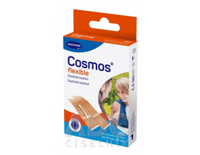 COSMOS Pružná náplasť na rany elastická textilná 20ks