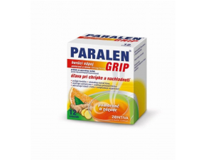 PARALEN GRIP horúci nápoj pomaranč a zázvor plo por 500 mg/10 mg, 1x12 vrecúšok 