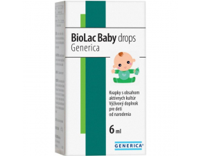 GENERICA BioLac Baby drops kvapky 6 ml