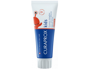 CURAPROX Kids 2+ bez fluoridu detská zubná pasta príchuť jahoda 60 ml