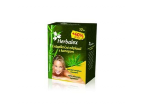 HERBALEX Detoxikačné náplasti s konopou 10 + 4 kusy ZADARMO