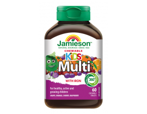 JAMIESON Multi kids multivitamín 60 cmúľacích tabliet