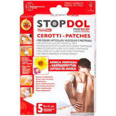 STOPDOL Náplasti proti bolesti 9 x 14 cm | 5 ks