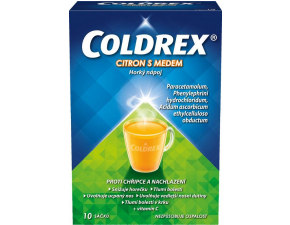 Coldrex horúci nápoj citrón s medom 10 vreciek