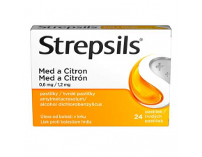 Strepsils Med a Citrón pas.ord.24