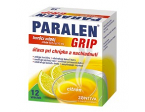 Paralen Grip horúci nápoj citrón 12 vreciek