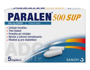 Paralen 500 SUP čapíky 5ks