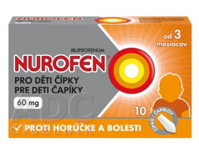 Nurofen pre deti čapíky 60 mg 10ks