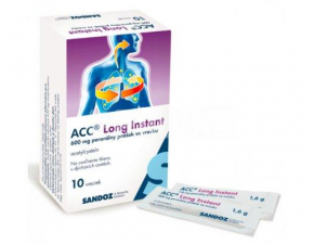 ACC Long Instant 600 mg prášok vo vrecku 10 ks