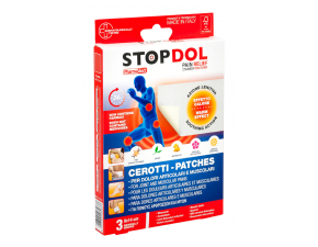 Pharmadoct STOPDOL Náplasti proti bolesti s hrejivým efektom 9 × 14 cm 3 ks