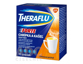 Theraflu Forte 1000mg/200mg/12,2mg prášok na perorálny roztok plo.por.10