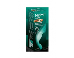 Nasivin Soft 0,025% nosový sprej pre deti 10 ml