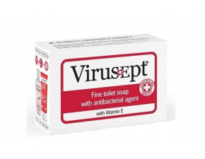 Virusept toaletné mydlo s antibakteriálnou prísadou, s vitamínom E, 1x90 g