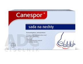 Canespor sada na nechty ung.der.1 x 10 g