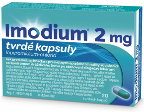 Imodium, tvrdé kapsuly 20ks