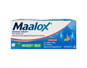 Maalox žuvacie tablety 40 ks