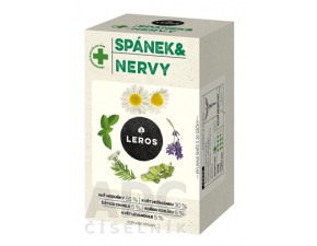 LEROS Spánok & nervy bylinný čaj 20 vrecúšok