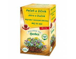 Herbex PEČEŇ A ŽLČNÍK bylinný čaj 20 x 3 g