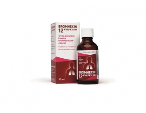 Bromhexin 12 kvapky KM gtt.por.1 x 50 ml