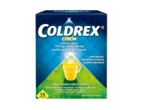 Coldrex horúci nápoj citrón 14 vreciek