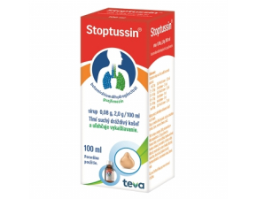 Stoptussin sirup sir (fľ.skl.hnedá + odmerka) 1x100 ml 