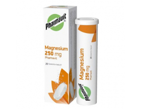 Magnesium Pharmavit 250mg šumivé tablety 20tbl