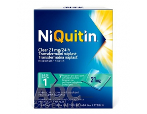 Niquitin Clear náplasť 7X21mg