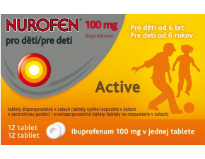 Nurofen pre deti active 100 mg 12 tbl