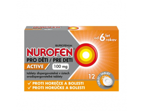 Nurofen pre deti active 100 mg 12 tbl