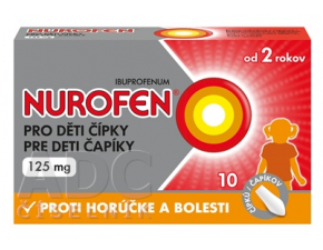 Nurofen pre deti čapíky 10x125 mg