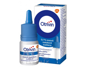 Otrivin 0,1%  kvapky 10ml