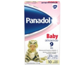 PANADOL BABY sup 125 mg 1x10 ks 