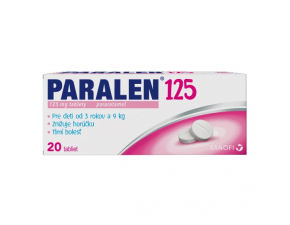 Paralen 125mg 20tbl