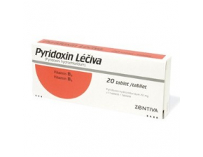 Pyridoxin Léčiva 20mg 20tbl