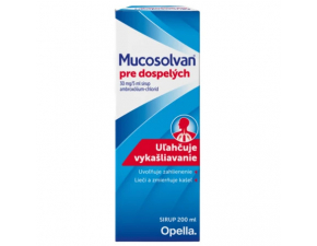 Mucosolvan pre dospelých sir. 1 x 200 ml/1200 mg