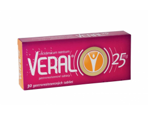 Veral 25mg 30tbl